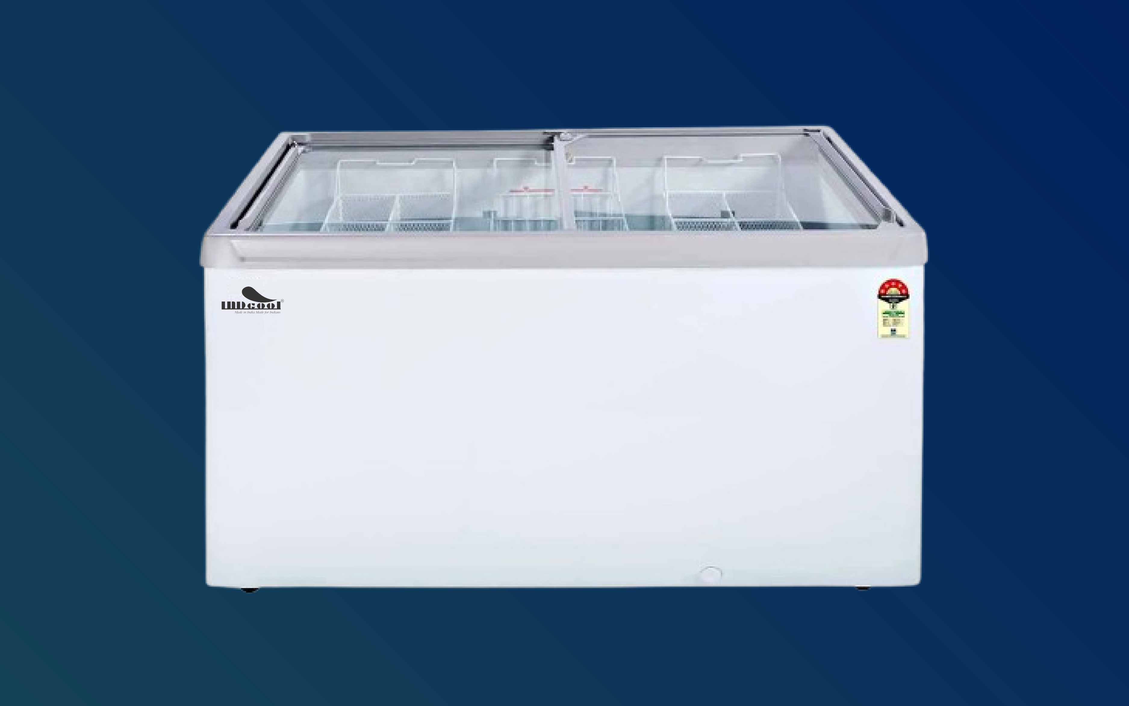 Glass Top Deep Freezer