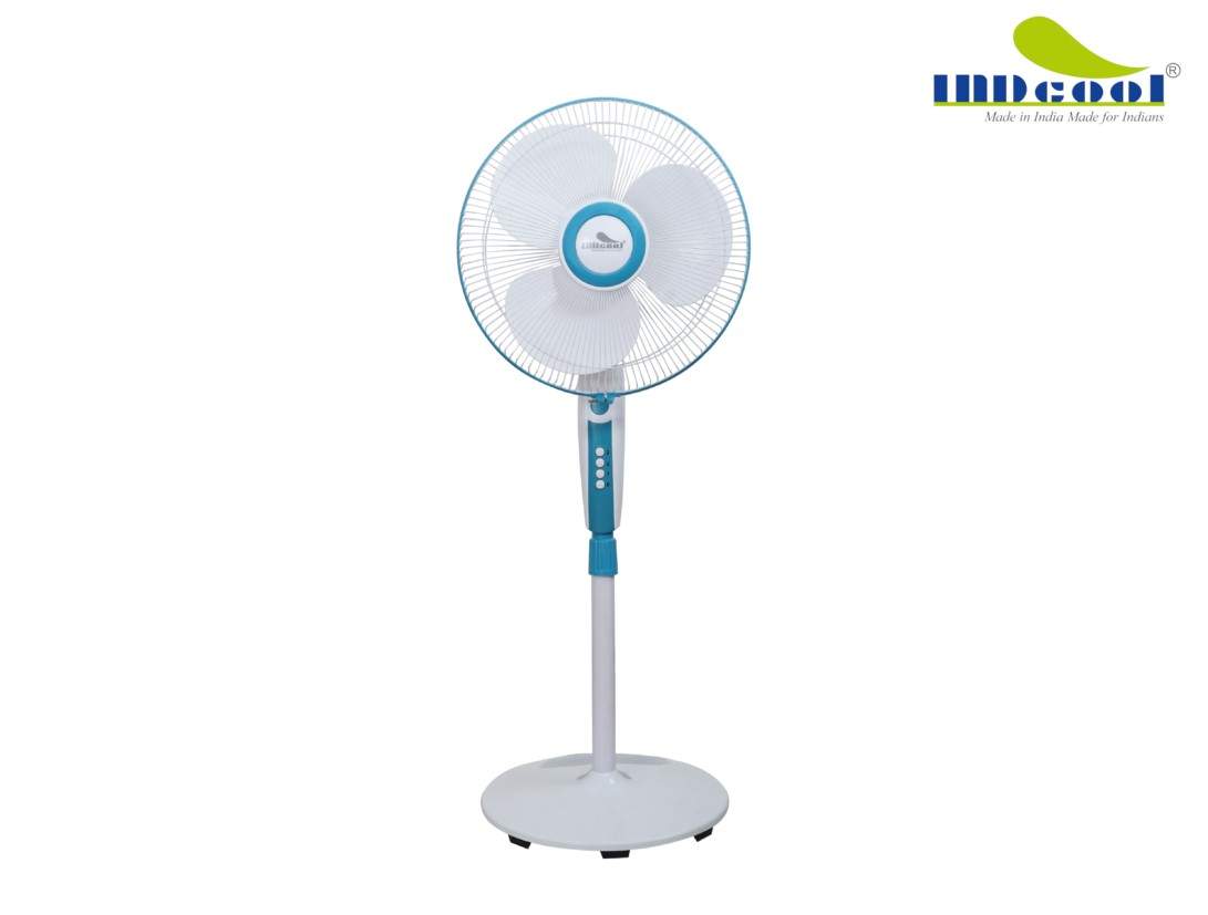 Modern oscillating pedestal fan